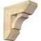 Ekena Millwork Westlake Slat Rough Sawn Bracket w/ Offset Brace, Douglas Fir, 8"W x 20"D x 20"H BKT0806X20X20WTL06RDF - alternate 1